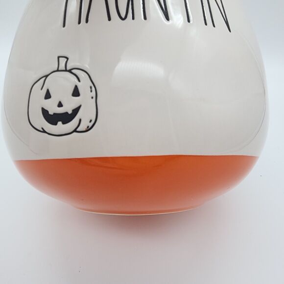 Rae Dunn Halloween Ghostin' Ceramic Ghost Planter White Artisan Collection 5x5" - Picture 10 of 10